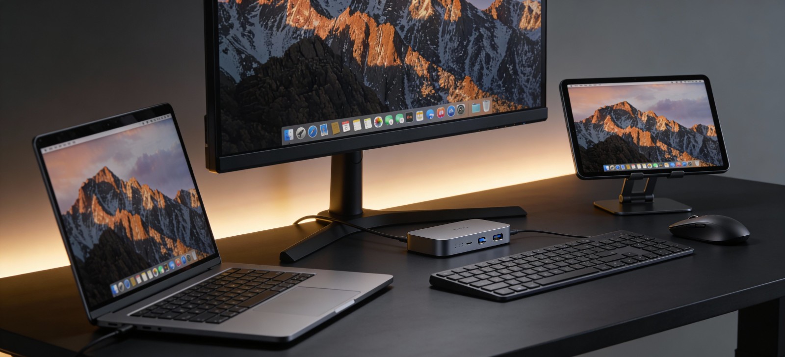 Modern tech desk setup representing Tech product reviews
