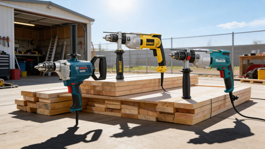 Best Corded Drills for Heavy-Duty Construction