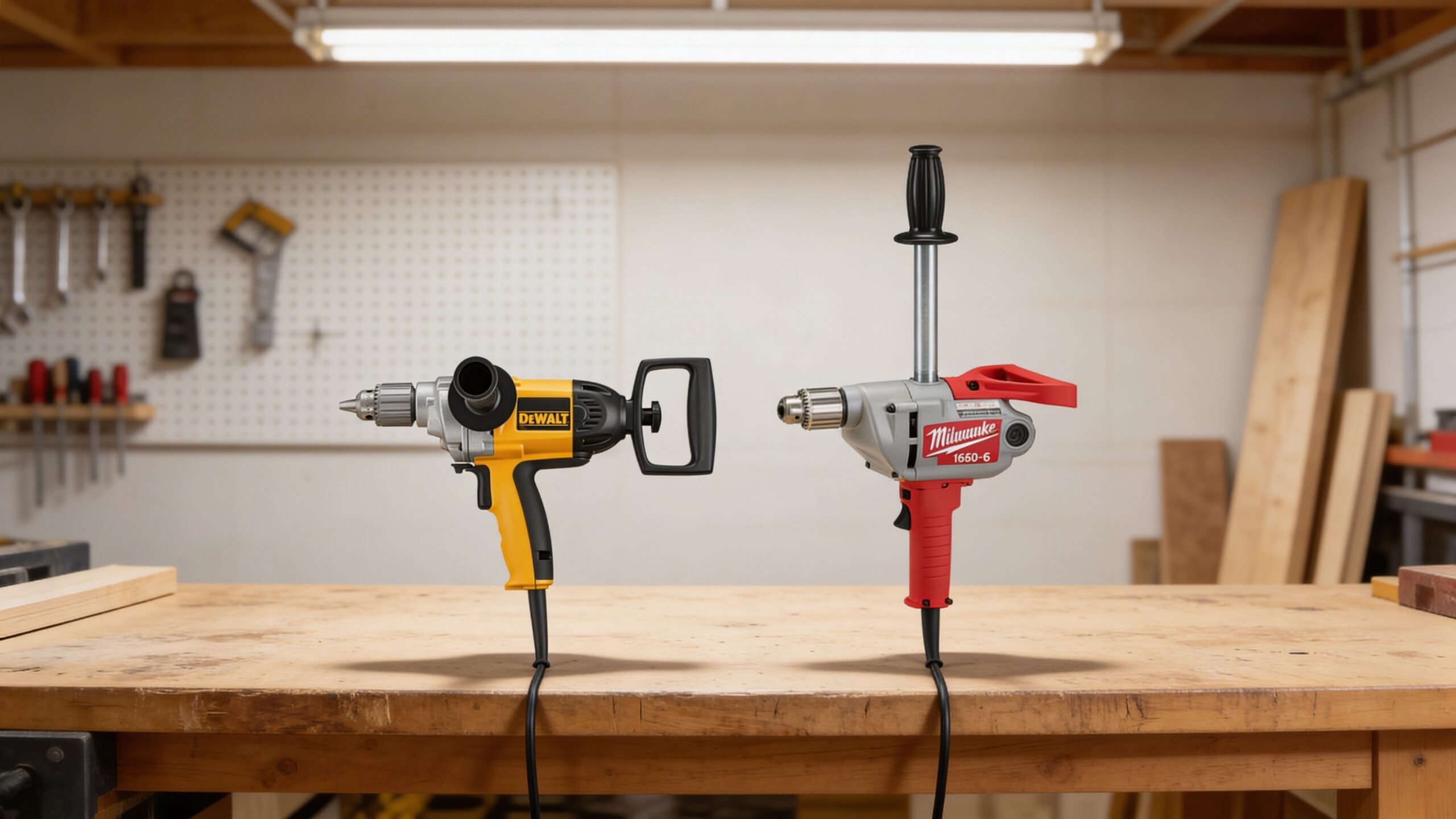 DeWalt DW130V vs Milwaukee 1660-6: Which Mixing Drills Is Better?