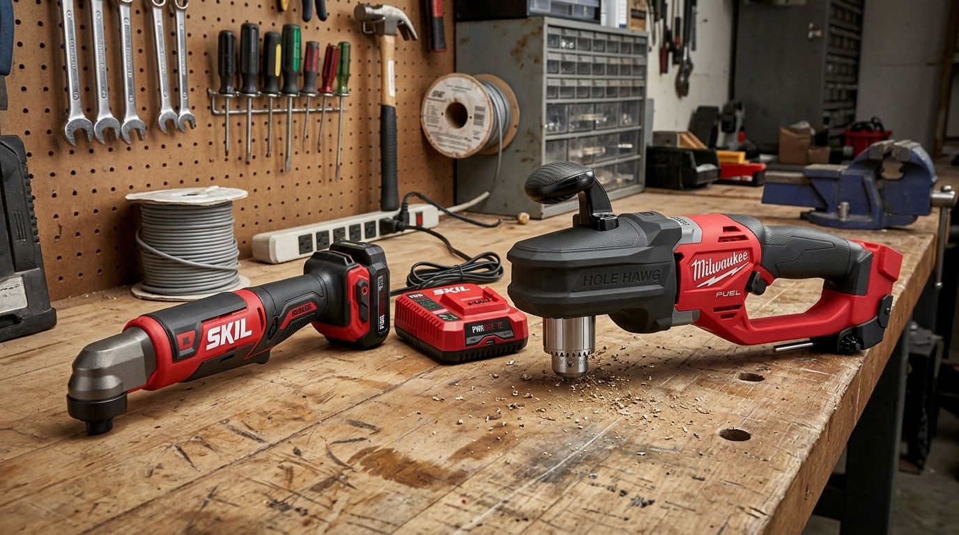 Brushless vs Brushed Motor Right-Angle Drills: Key Differences Explained