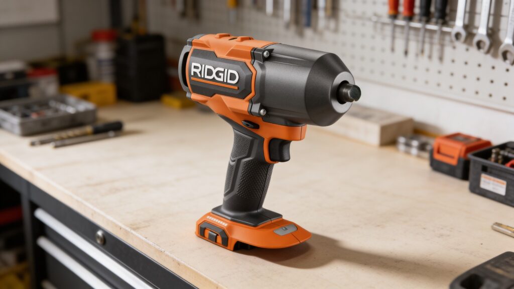 Compact cordless drill being used in a tight indoor space for small home projects