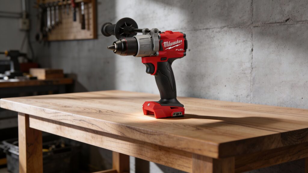 Milwaukee M18 Fuel hammer drill driver for demanding home projects and tougher drilling tasks