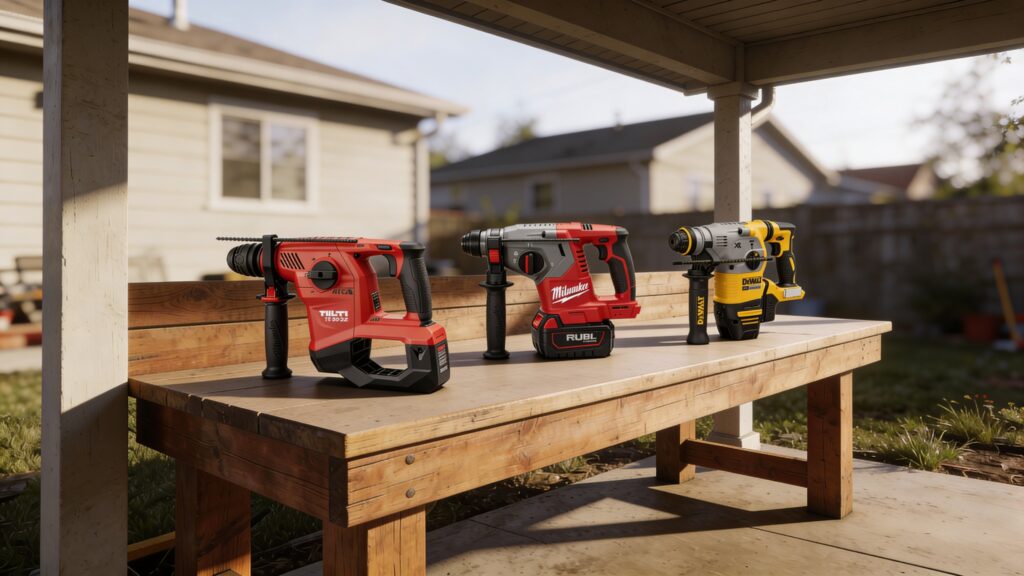 Best Rotary Hammer Drills for Heavy-Duty Concrete Work (Top 10 Picks)