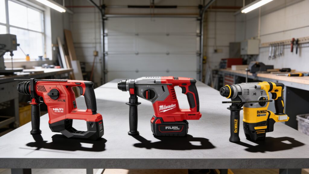 Best Rotary Hammer Drills for Professional Contractors (Top 10 Picks)