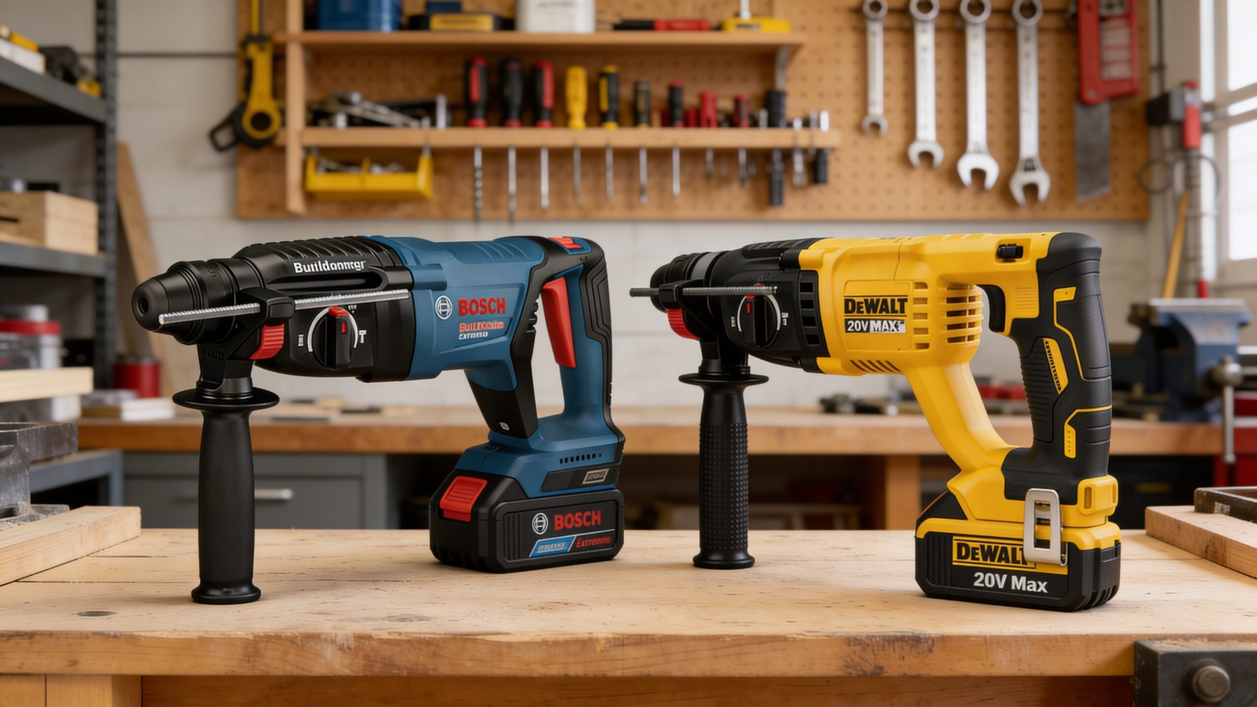 Bosch 11255VSR Bulldog Xtreme vs DeWalt D25263K: Which Rotary Hammer Drills Is Better?