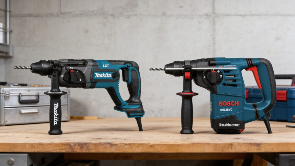 Bosch RH328VC vs Makita HR2475: Which Rotary Hammer Drills Is Better?