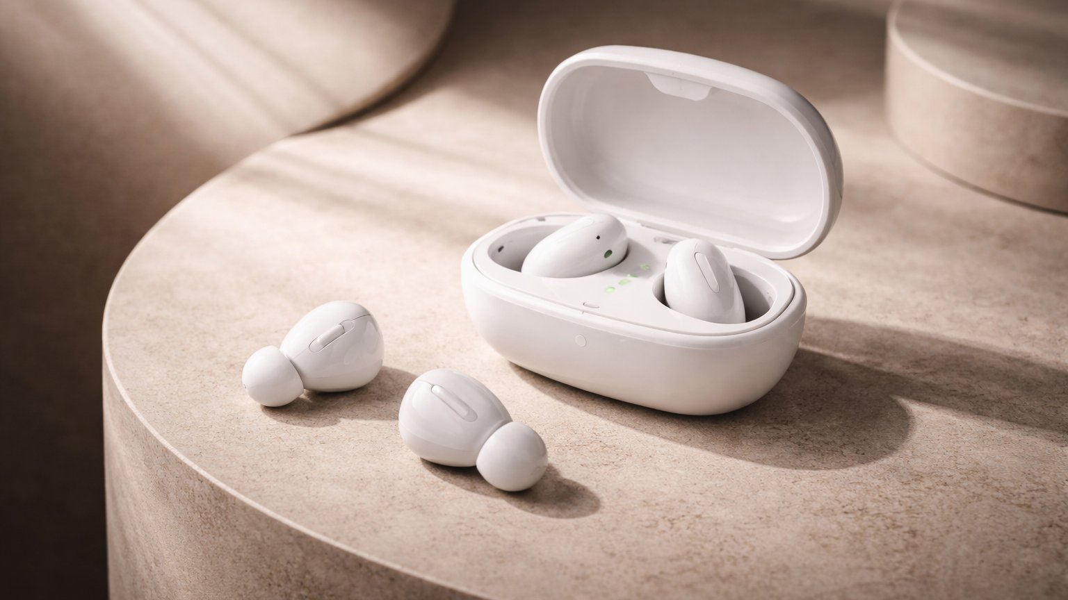 Affordable earbuds with modern design