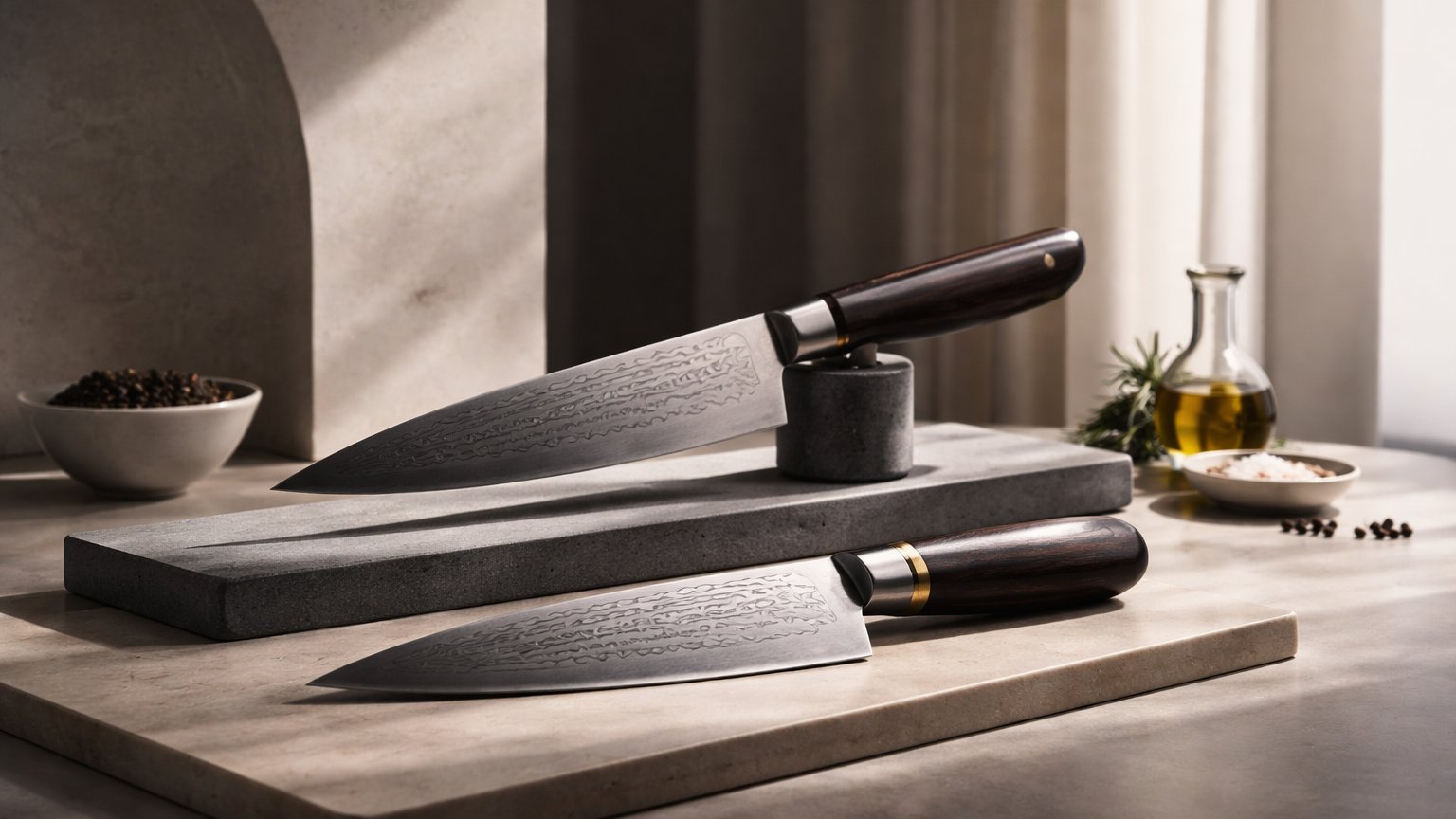 Chef knife representing precision cutting tools