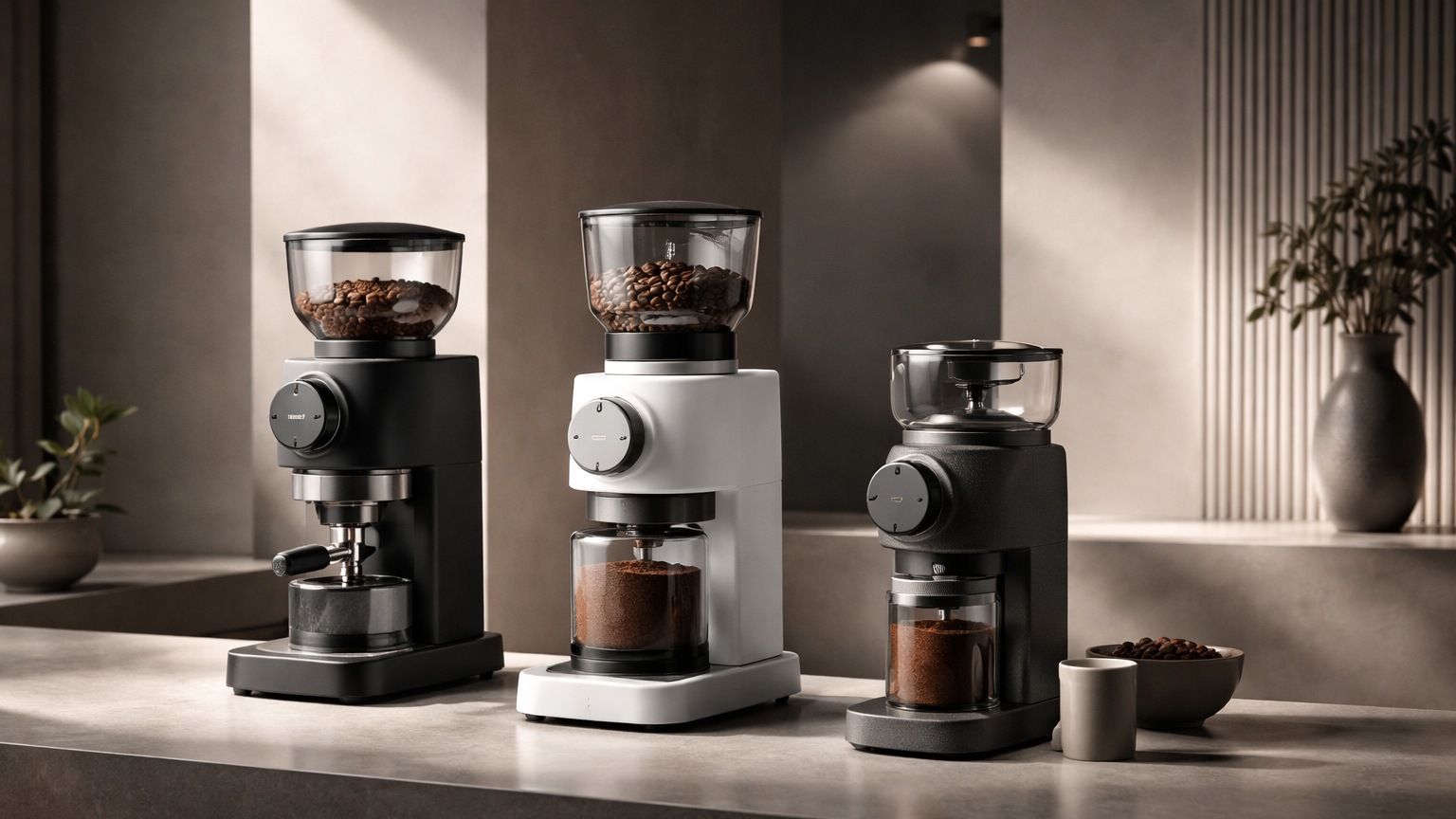Coffee grinder representing burr grinder reviews