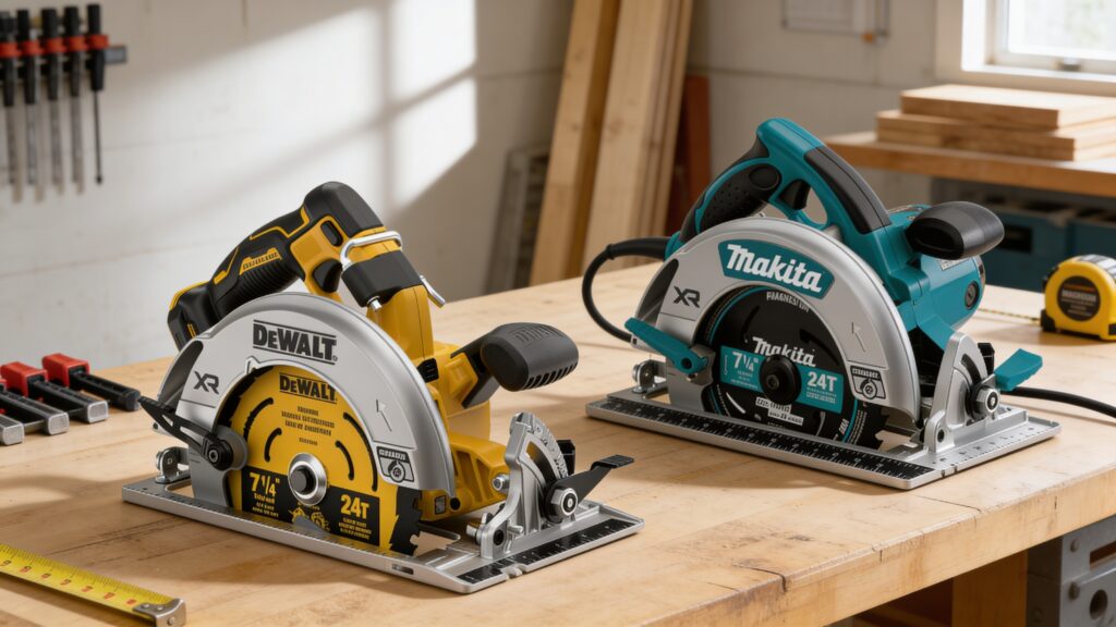 DeWalt DWE575SB vs Makita 5007MG: Which Circular Saws Is Better?
