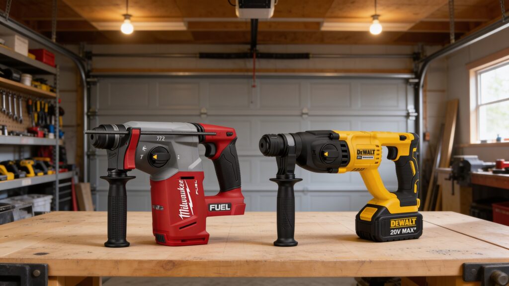 Milwaukee 2712-20 vs DeWalt D25263K: Which Rotary Hammer Drills Is Better?