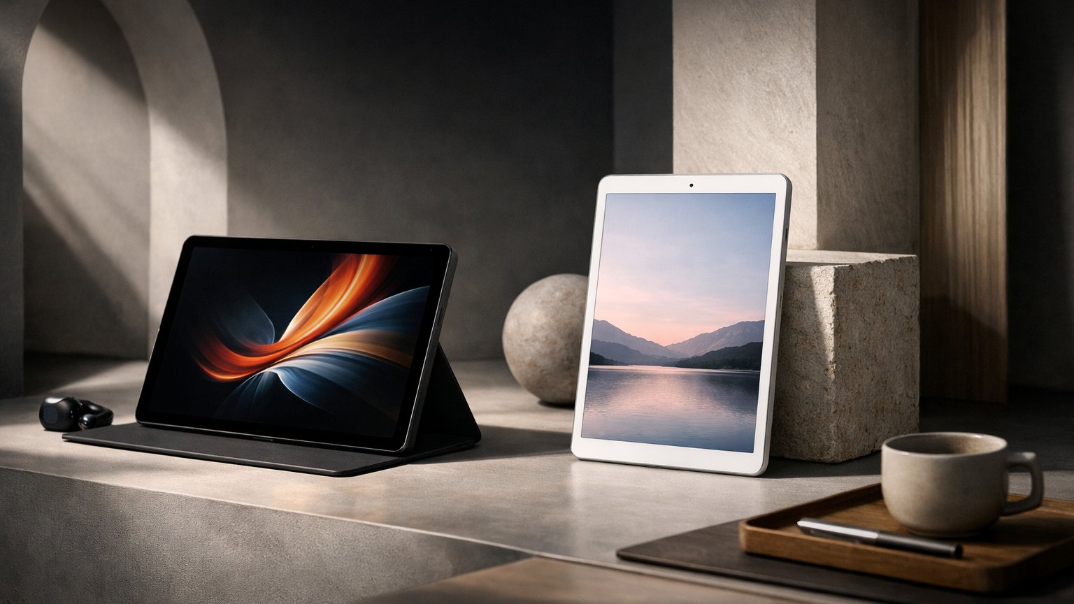 Budget tablet representing affordable tablet options