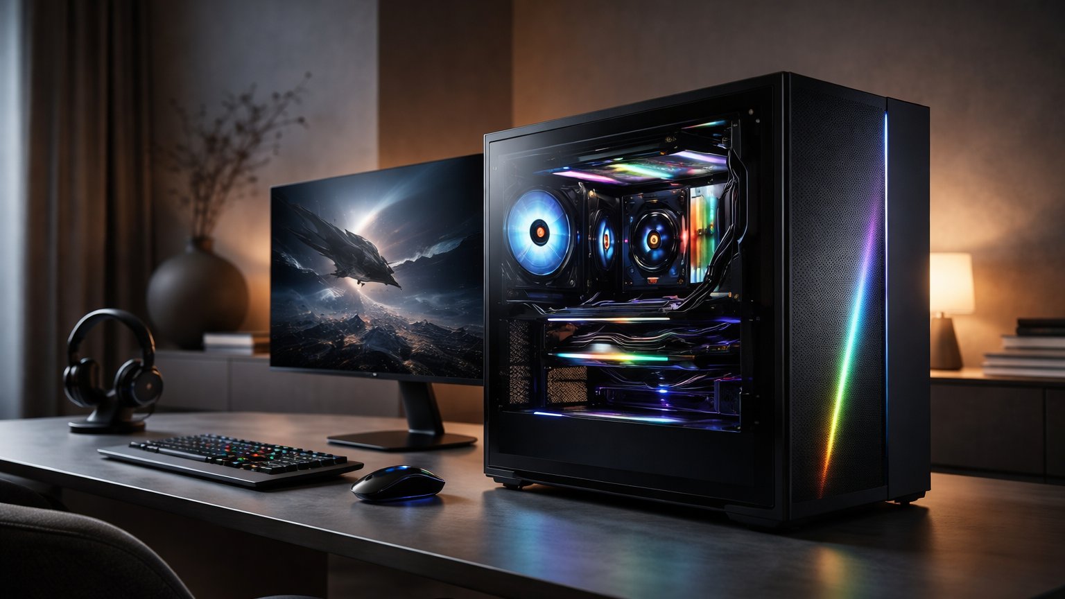 Gaming desktop setup representing gaming desktop reviews