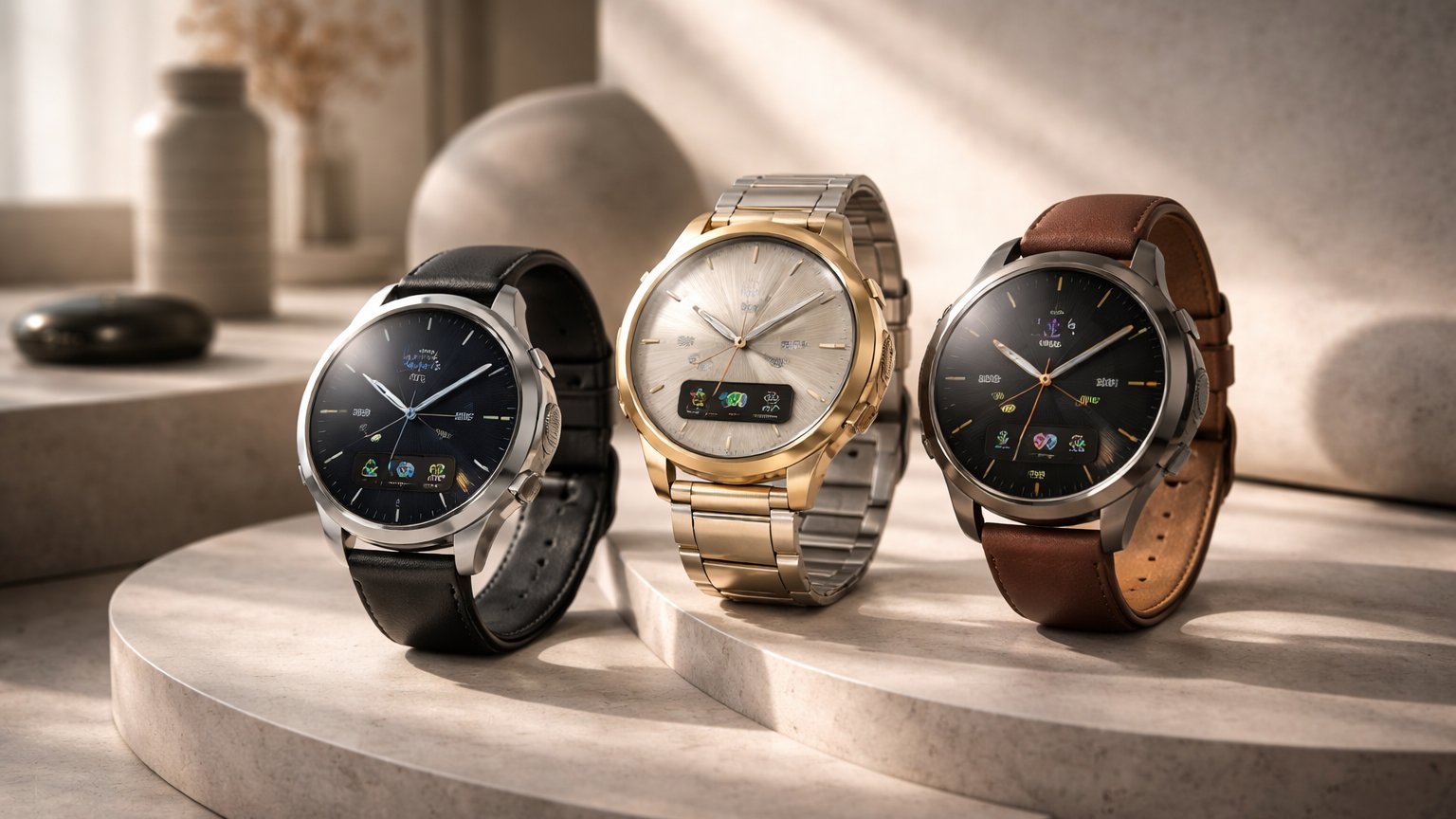Hybrid smartwatch with analog design and smart features