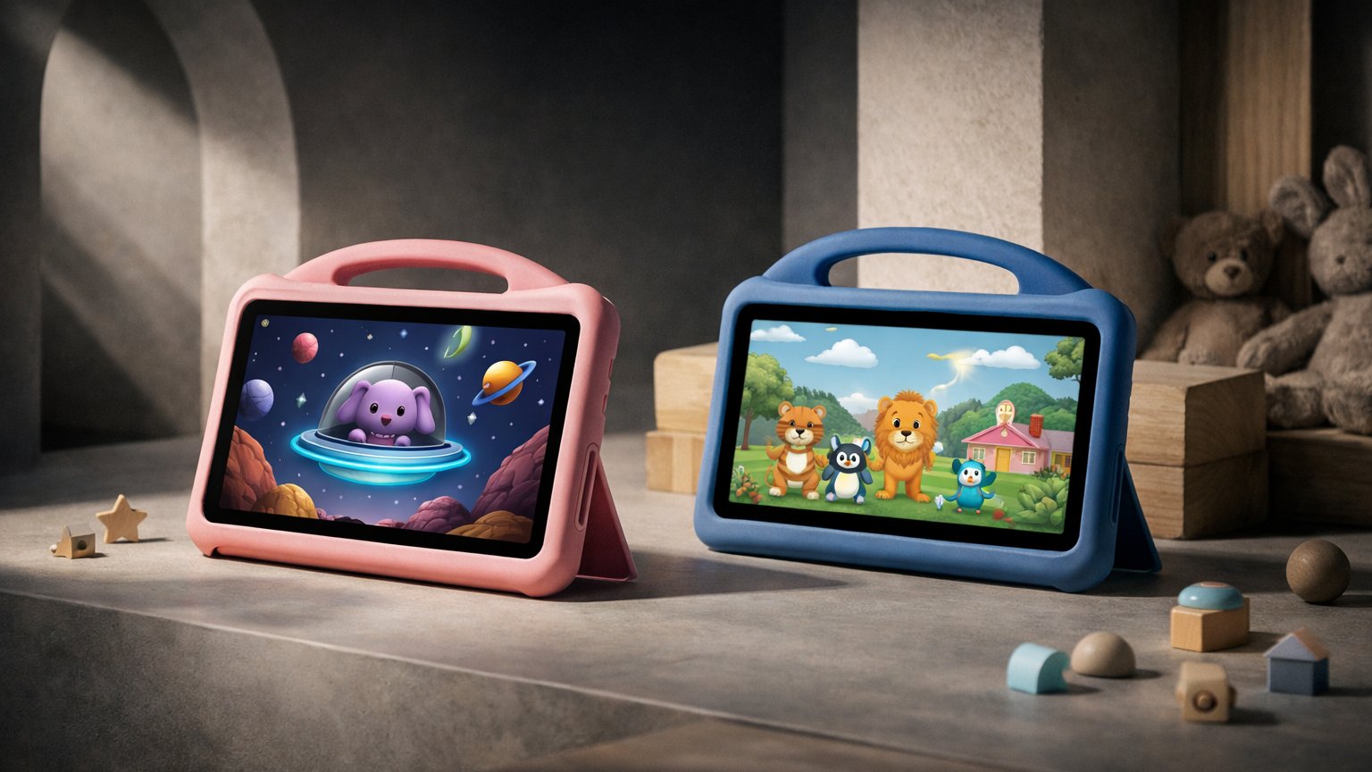 Kids tablet for learning and entertainment