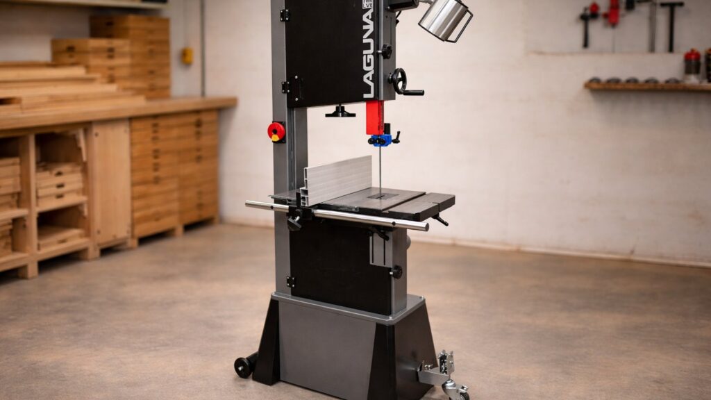 Laguna 1412 band saw for woodworking projects