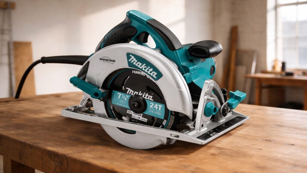 Makita 5007MG circular saw for woodworking projects