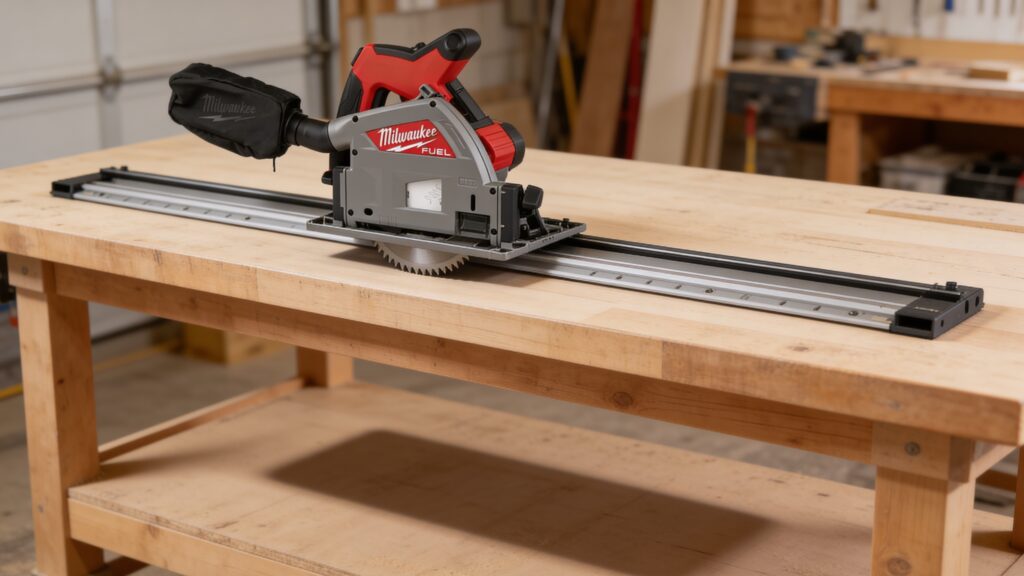 Milwaukee M18 FUEL 2831-20 plunge track saw