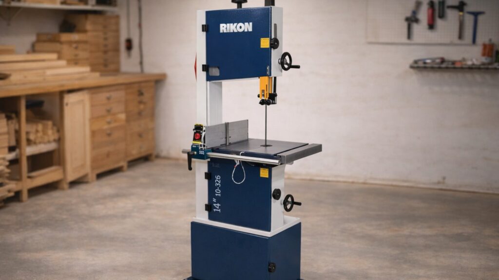 Rikon 10-326 band saw for woodworking projects
