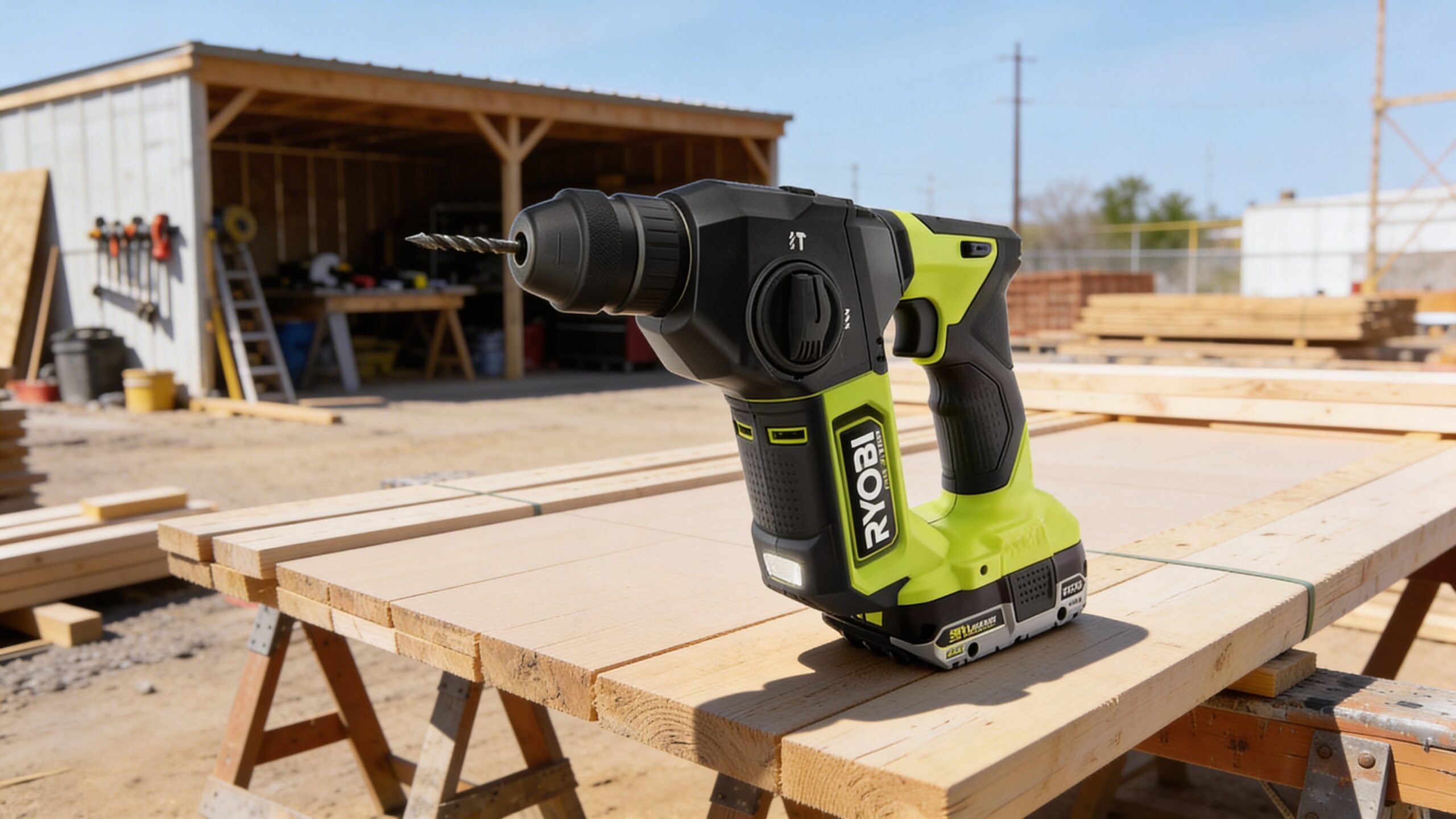 Ryobi 18V ONE Plus HP Compact 5 8 Inch SDS Plus Rotary Hammer
