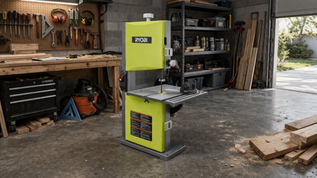 RYOBI BS904G band saw for home DIY woodworking projects