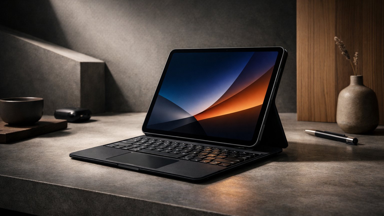 Tablet keyboard for productivity and typing