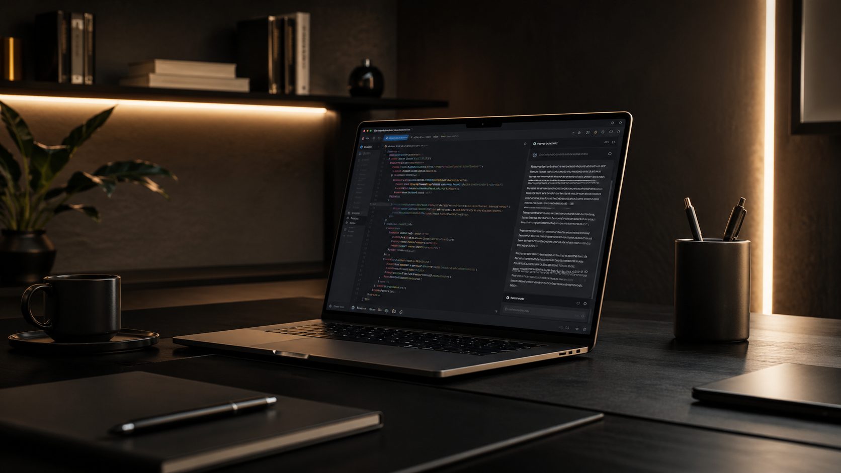 AI code completion tool assisting with real-time coding suggestions