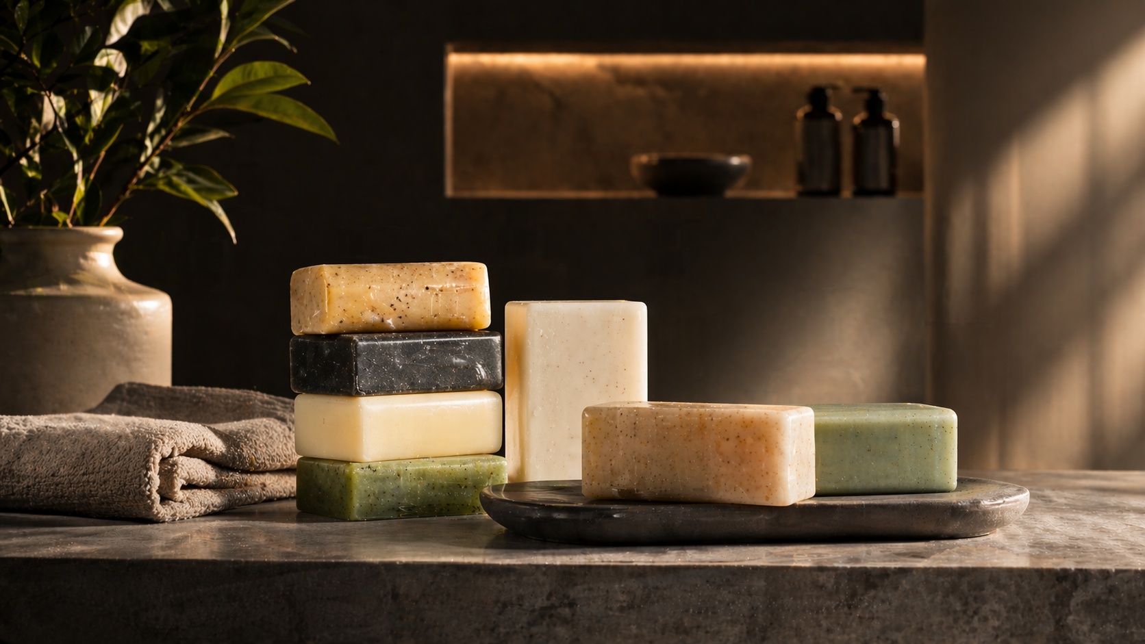 Bar soap for traditional cleansing and minimal routines