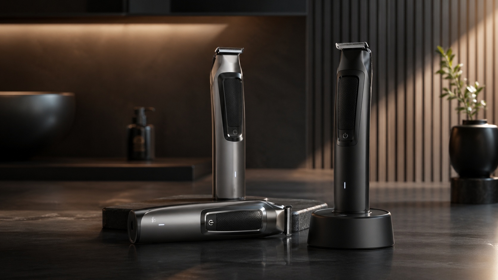 Body groomer for full-body hair trimming