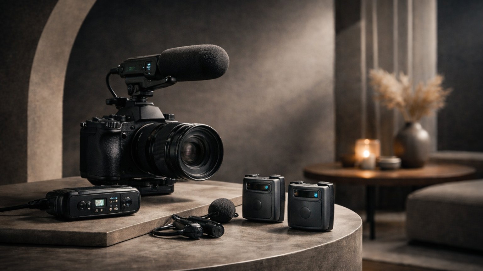 Camera microphone for recording high-quality audio