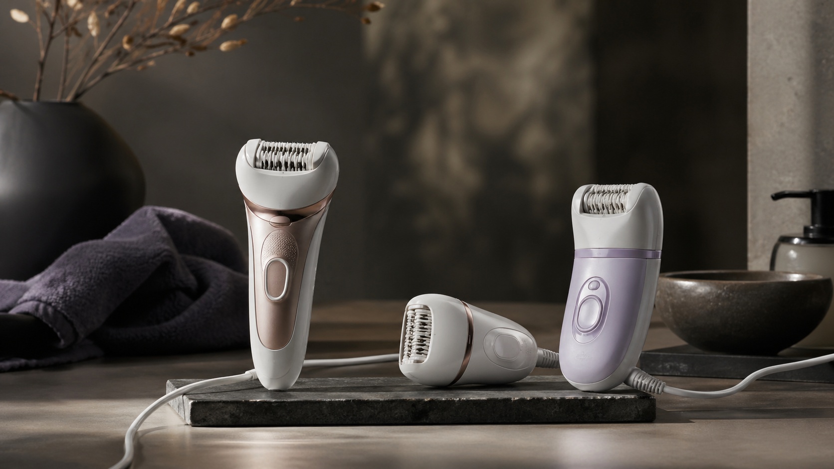 Corded epilator representing continuous power hair removal
