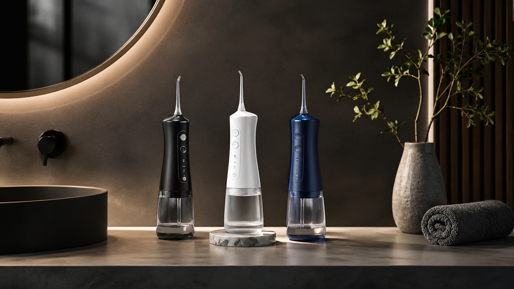 Countertop water flosser representing countertop water flosser reviews