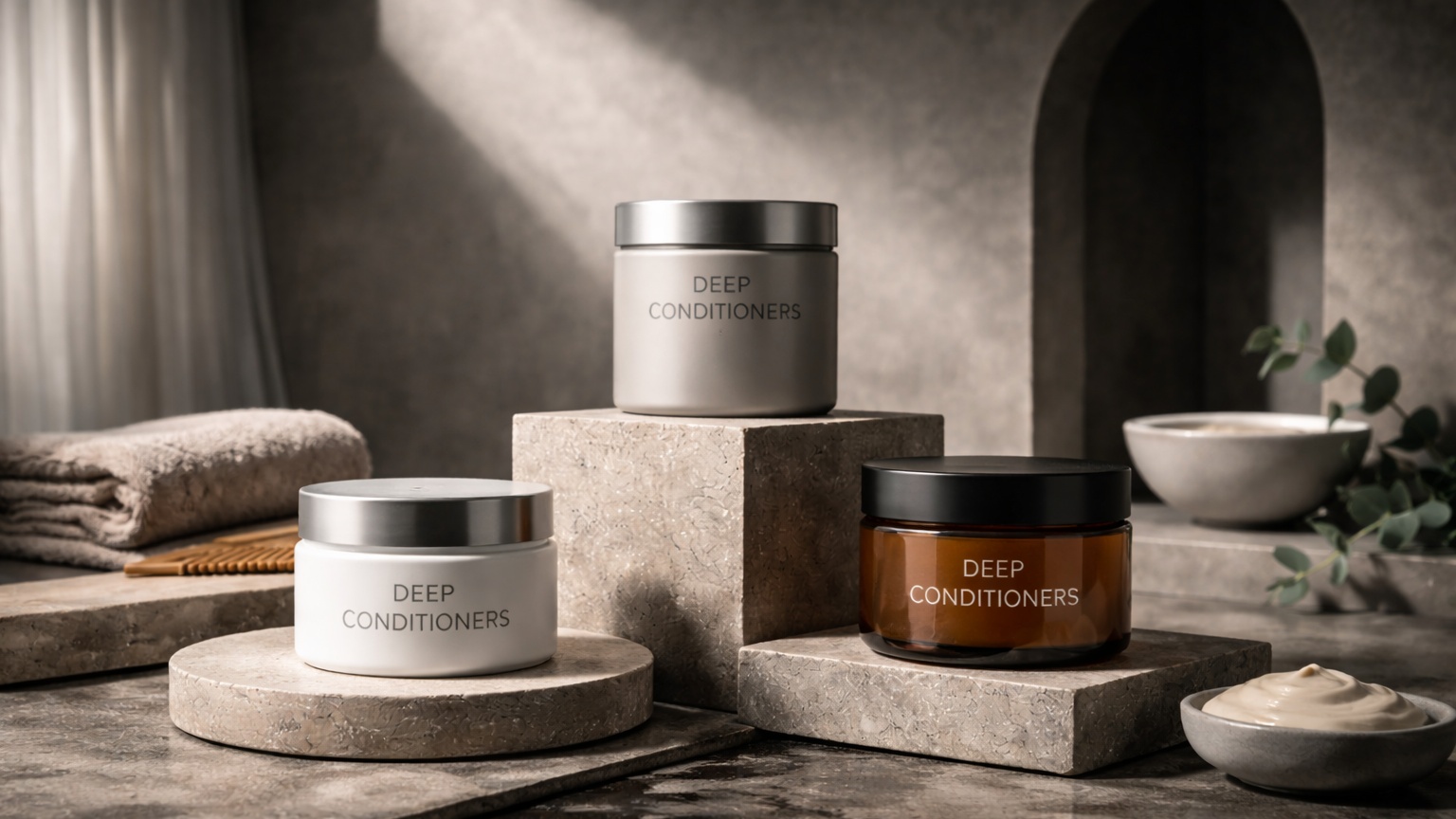 Deep conditioner treatment for repairing damaged hair