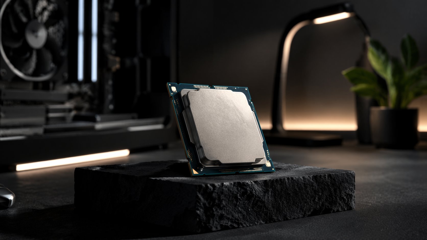Desktop CPU representing high-performance processors