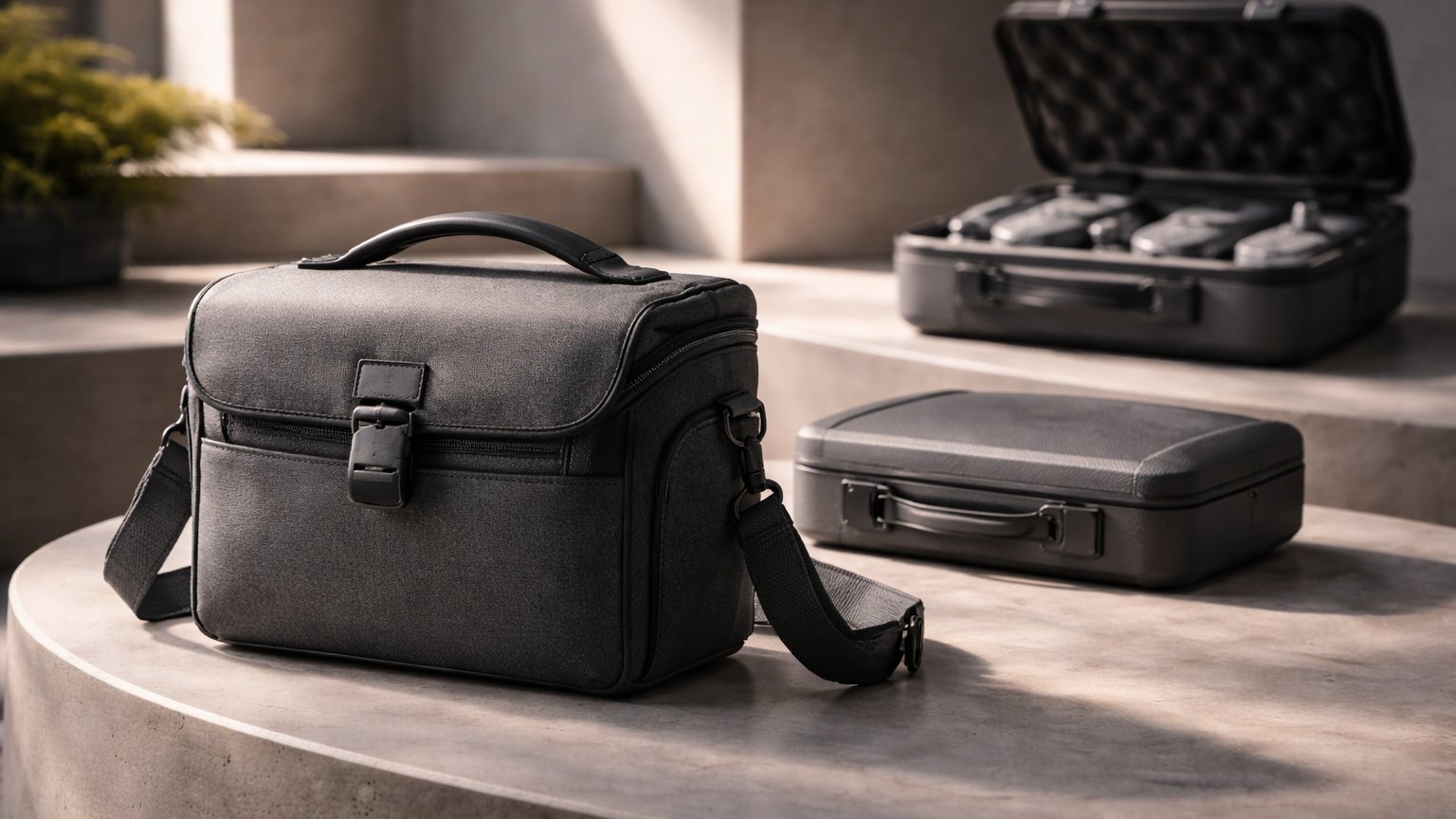 Protective drone case for transport and storage