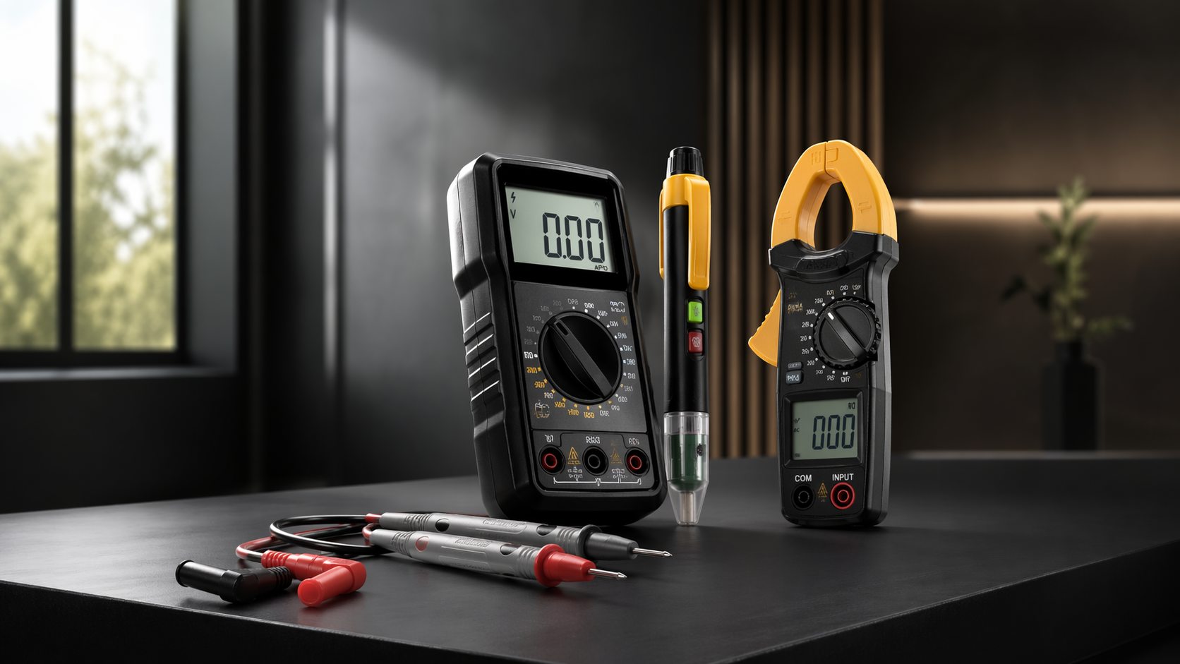 Electrical testers representing voltage and circuit testing