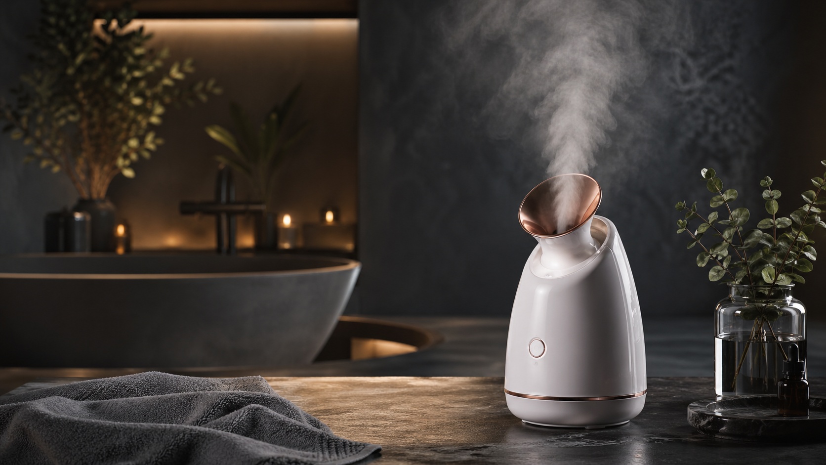 Facial steamer for deep pore cleansing and hydration