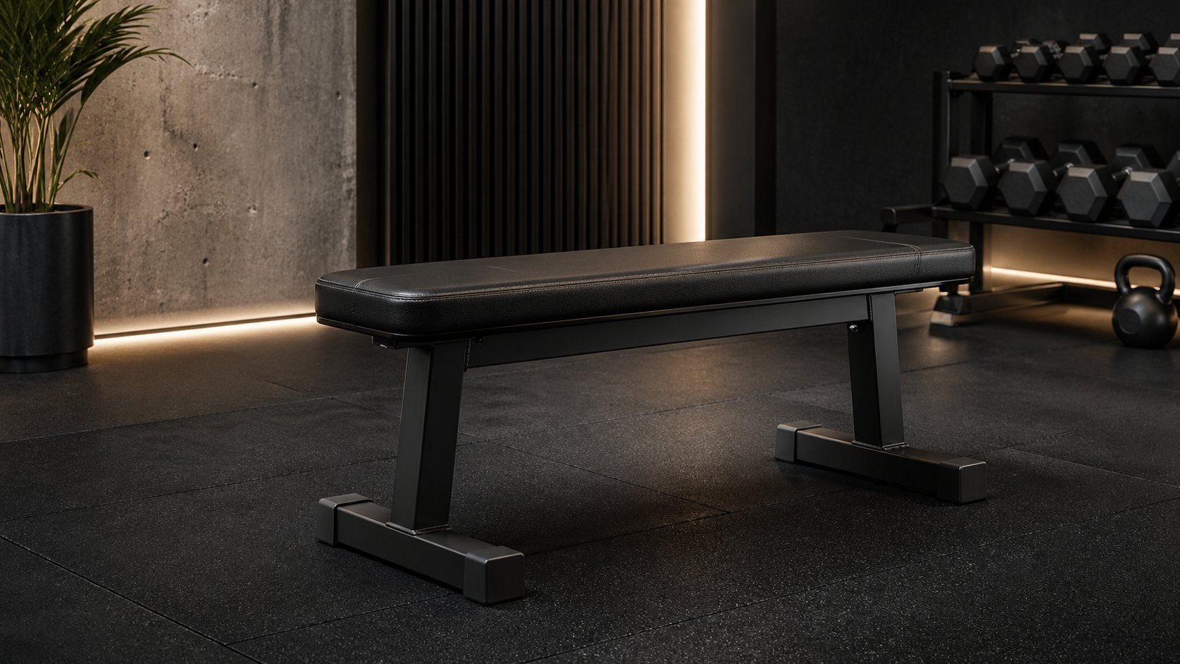 Flat weight bench representing flat bench reviews