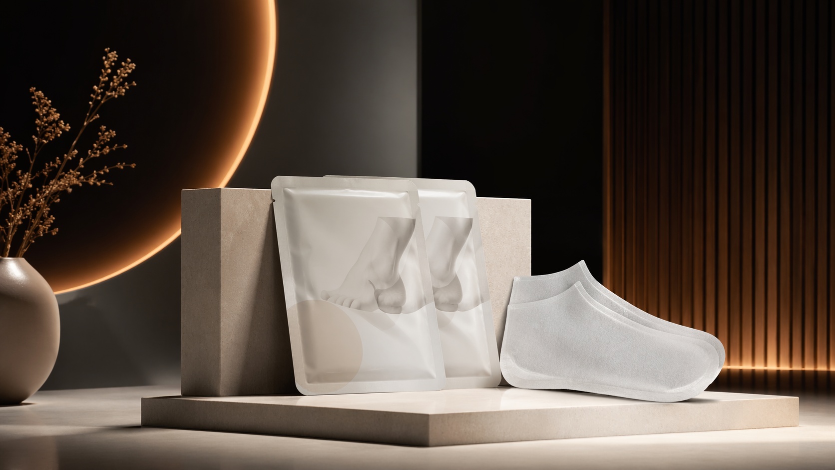 Foot masks for deep treatment and exfoliation