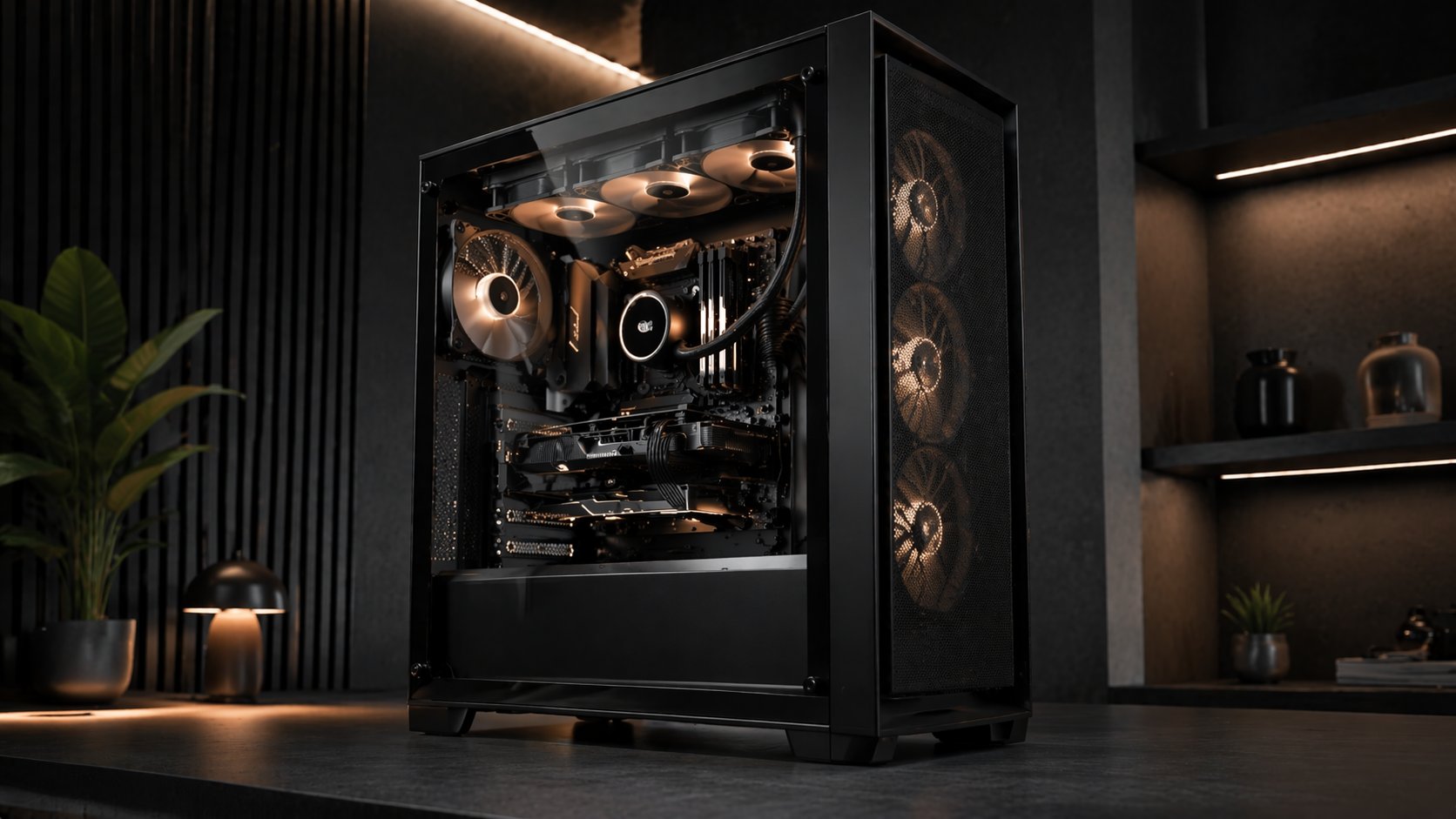 Full tower PC case representing large high-performance builds