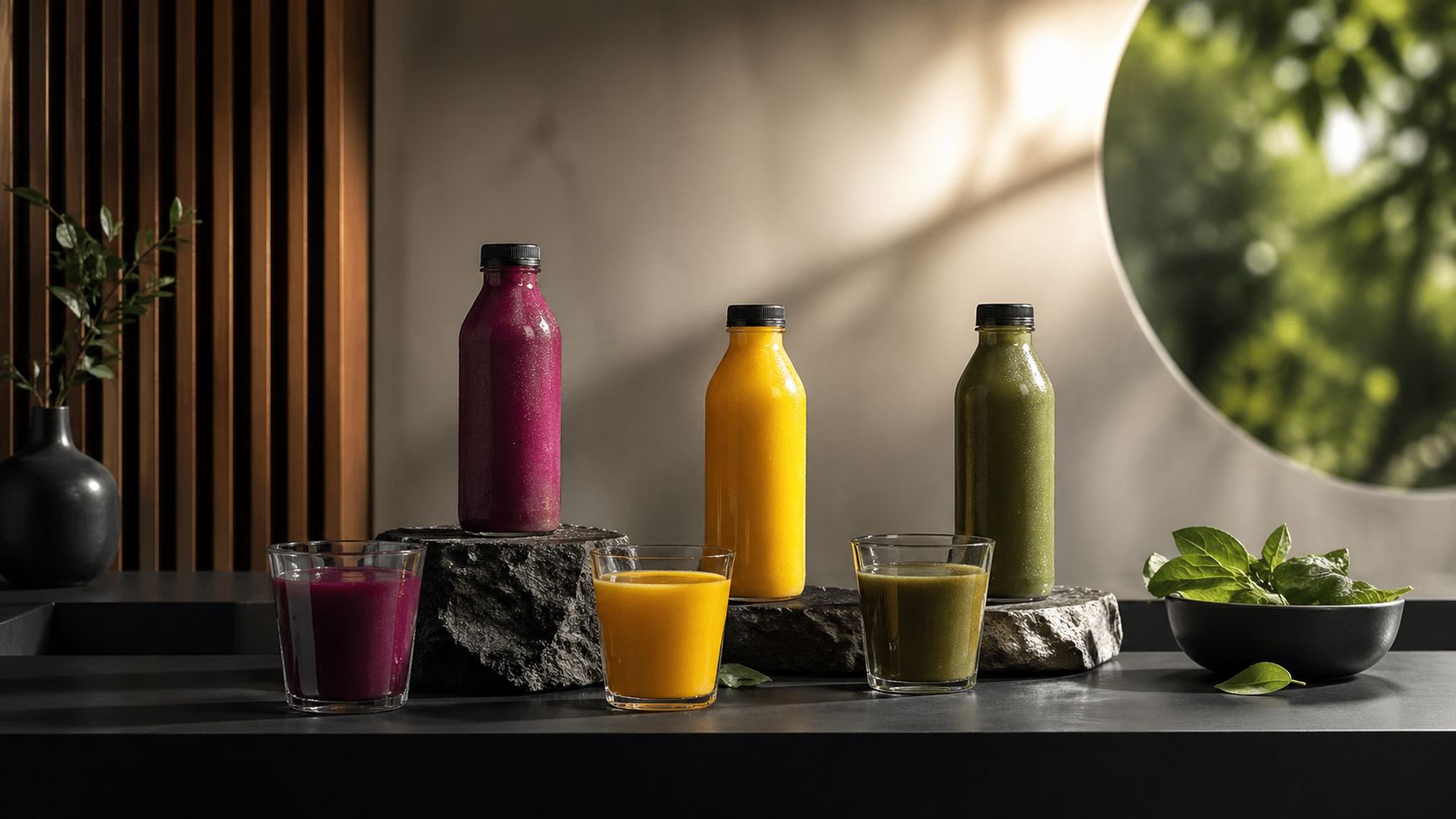 Functional wellness beverages supporting health and balance