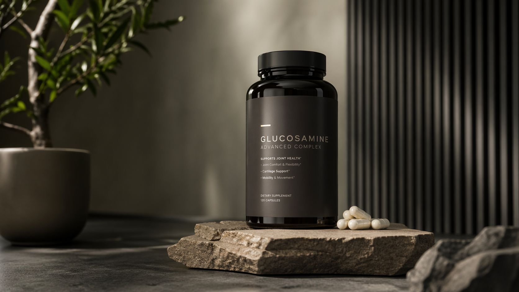 Glucosamine supplements for joint cushioning and mobility