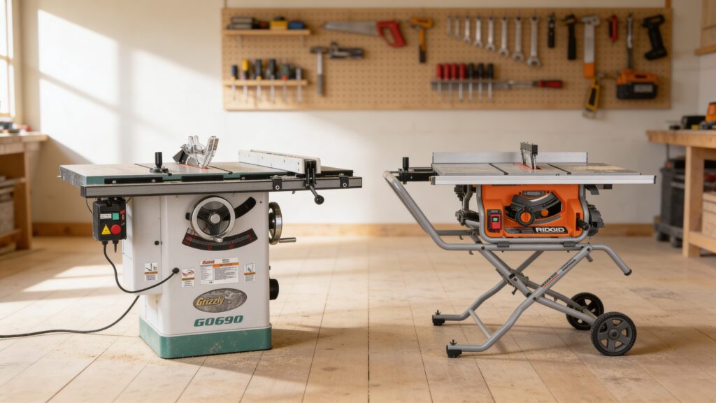 Grizzly G0690 vs Ridgid R4514: Which Table Saws Is Better?