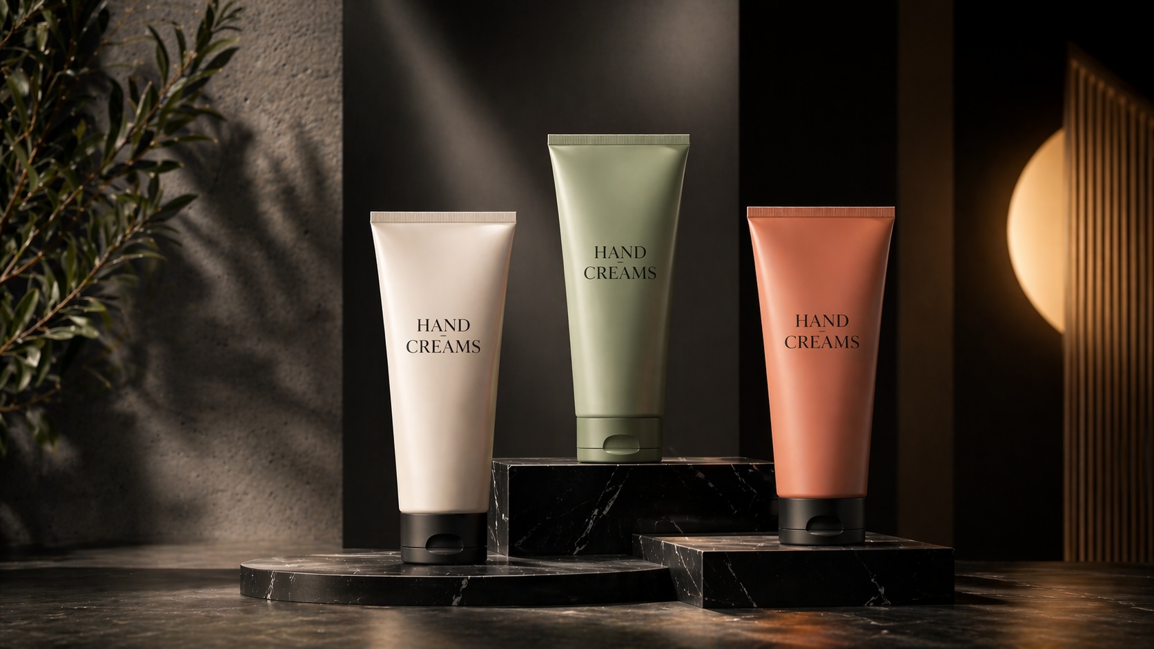 Hand creams representing hydration and daily moisture care