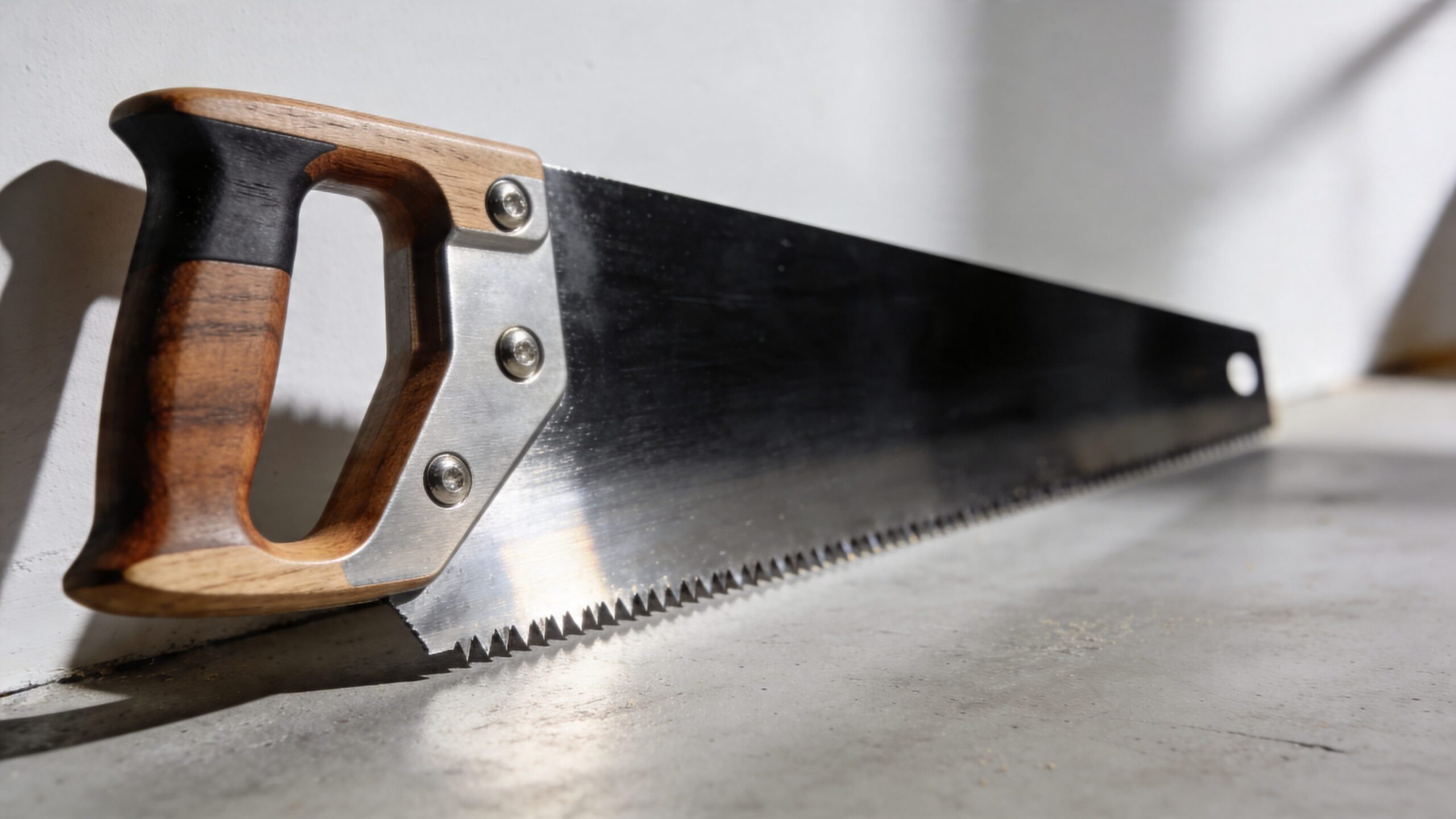 Hand saws for manual cutting of wood and materials