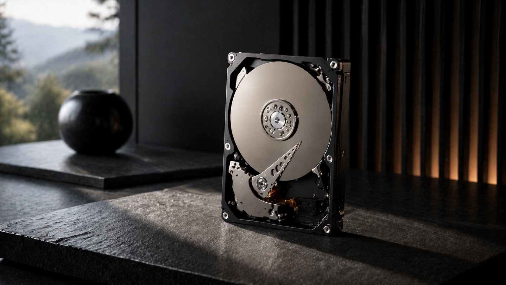 Hard drive representing high-capacity storage solutions