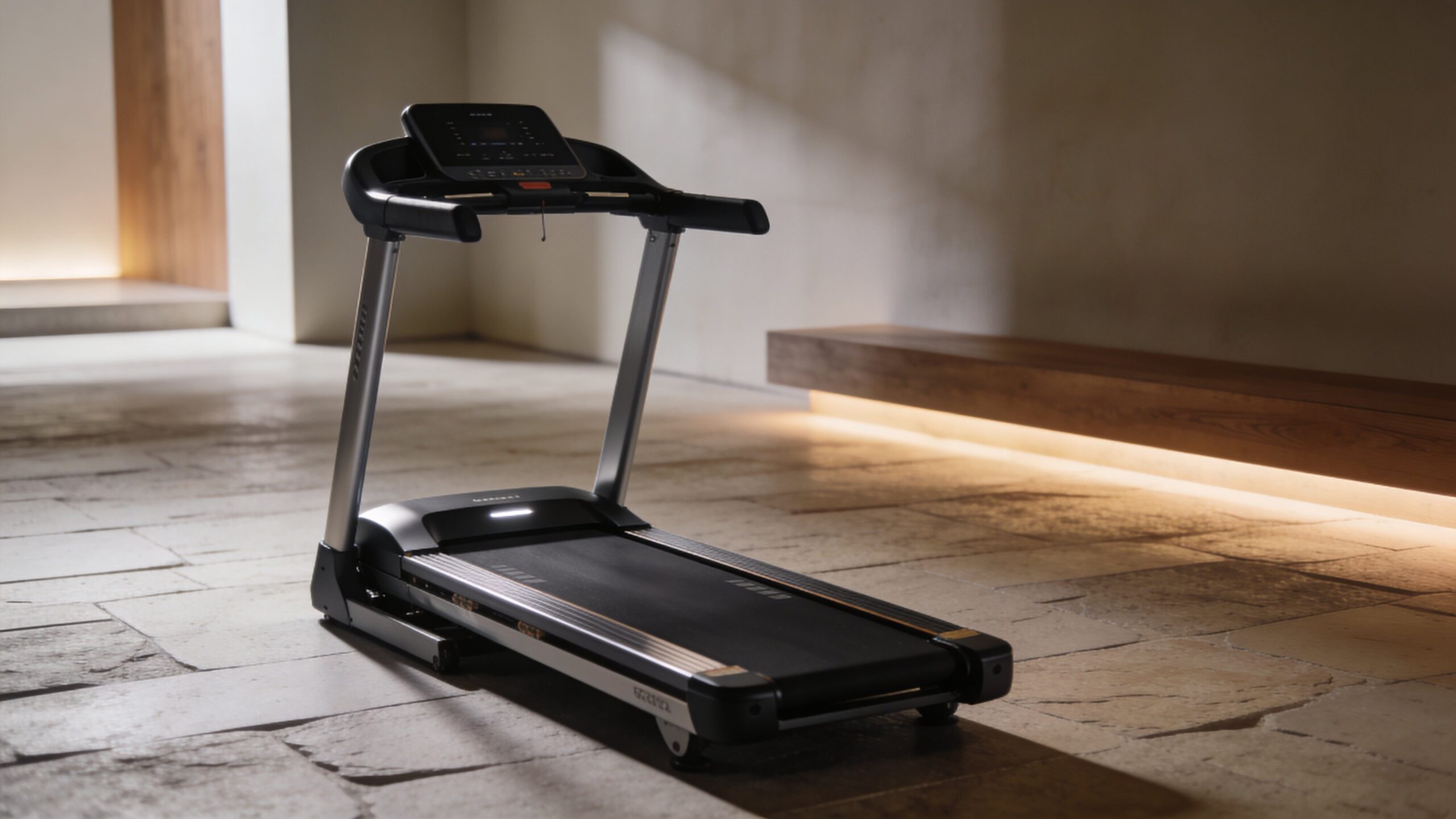 Incline treadmill representing hill training and incline workouts