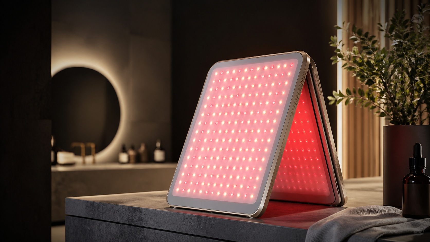 LED light panel for larger area skin therapy treatments