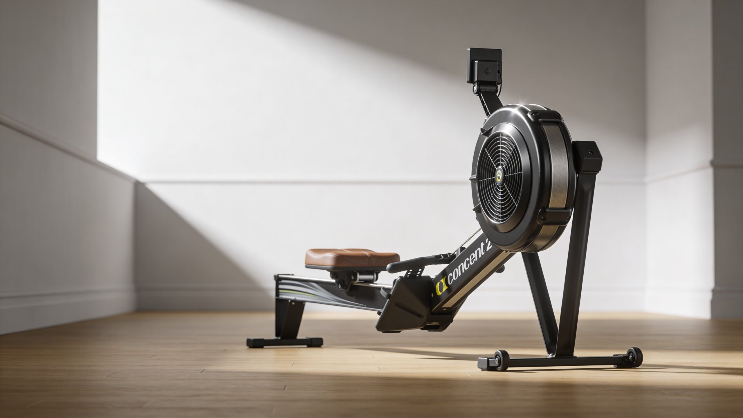 Magnetic rower representing quiet home rowing workouts