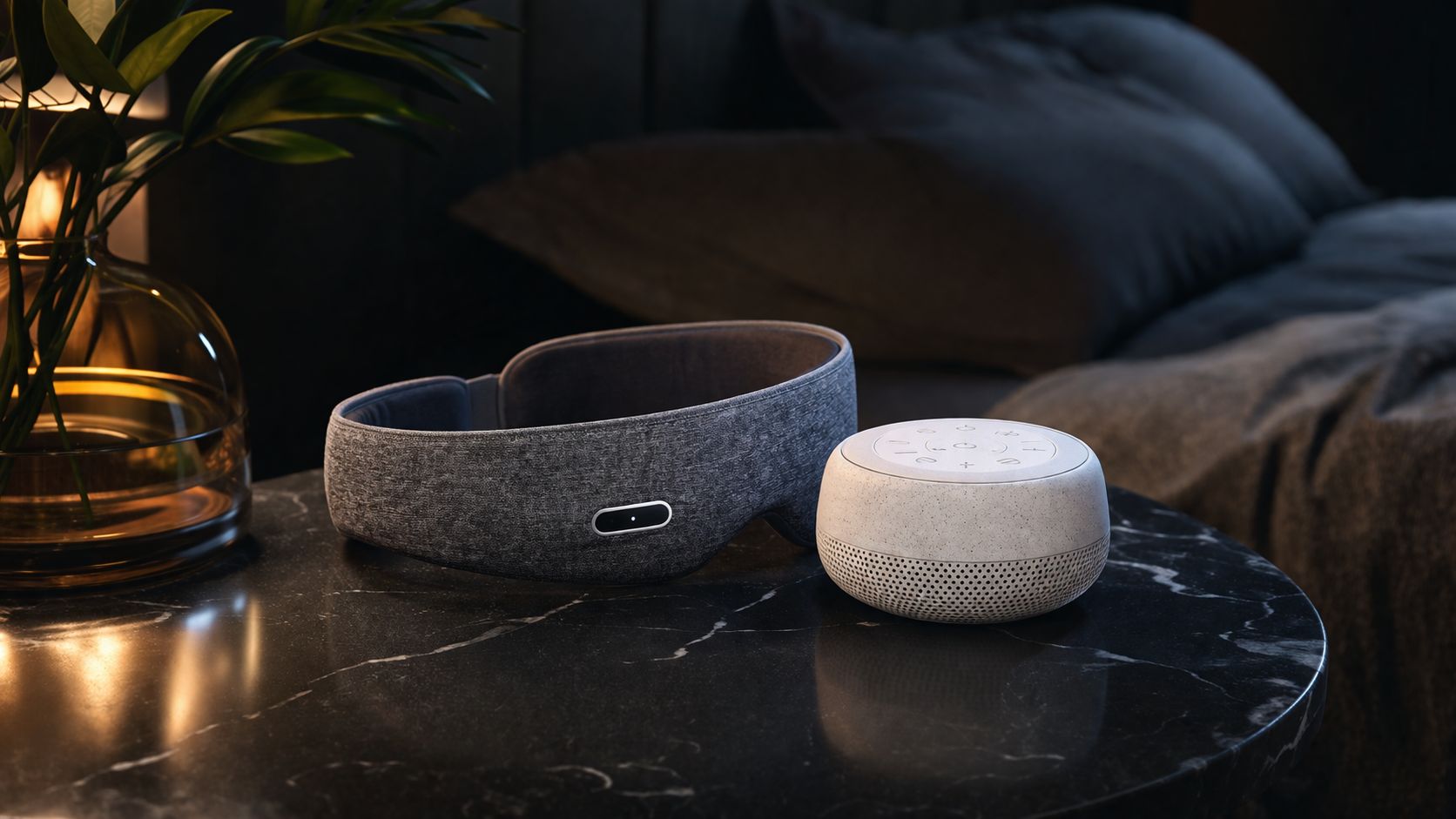 Meditation sleep device for guided relaxation and sound therapy